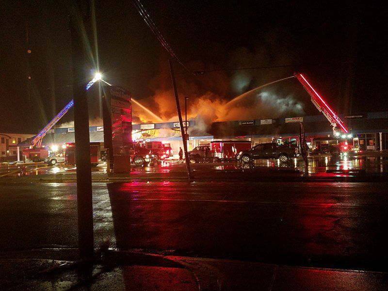 Lake Station fire